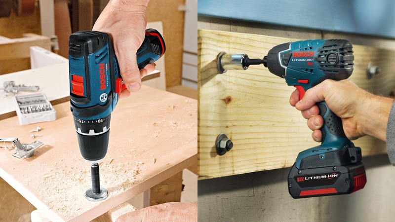 Bosch 12V Drill/Driver + Two Batteries | $79 | AmazonBosch 18V Drill/Driver + Impact Driver + Bonus Tools | $249 | Amazon